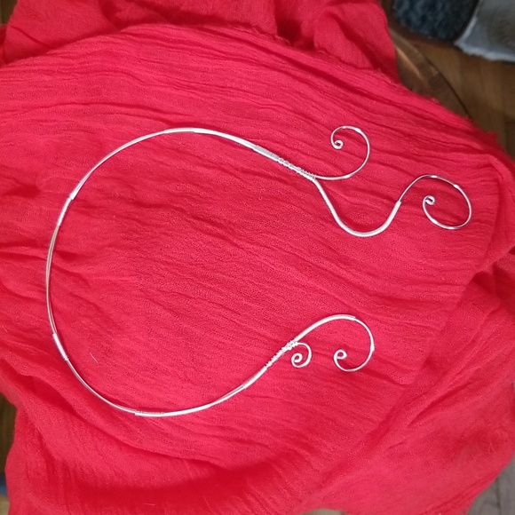 Silver Handmade Choker Necklace - Picture 2 of 2